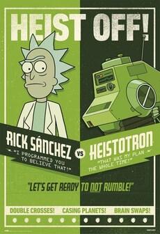 Rick and Morty Heist Off - plakat on Productcaster.