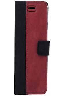 Xiaomi Redmi Note 9 Pro- Surazo® Phone Case Genuine Leather- Nubuck Black and Red on Productcaster.