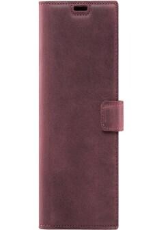 Surazo® Back Case Genuine Leather for phone Huawei P40 Lite 5G - Nubuck Burgundy on Productcaster.