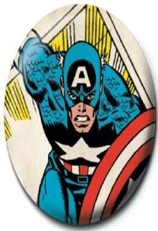 Marvel Comics Captain America Clipping - przypinka on Productcaster.