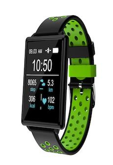 Green Color Screen Smart Bracelet Heart Rate Blood Pressure Detector Information Remind Double Color on Productcaster.