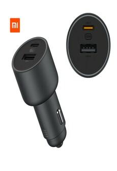 Xiaomi Car Charger 100W 5V 3A Dual USB Fast Charging QC Charger Adapter For iPhone Samsung Huawei Xiaomi 10 Smartphone Black on Productcaster.