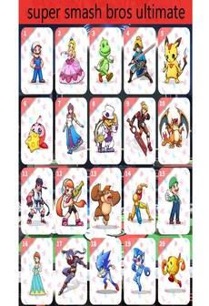 20pcs Amiibo super smash bros ultimate locks ntag215 Coin Tag Tagmo amiiboen Cards NFC Game for Switch/Switch Lite/Wii U Nintendo Switch Gaming on Productcaster.