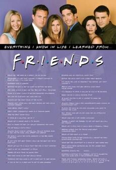 Friends Everything I Know - plakat on Productcaster.