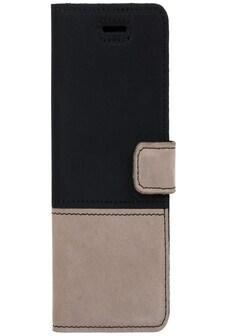 Huawei P30- Surazo® Phone Case Genuine Leather- Black and Beige on Productcaster.