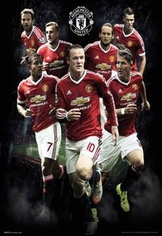 Manchester United Zawodnicy 15/16 - plakat on Productcaster.