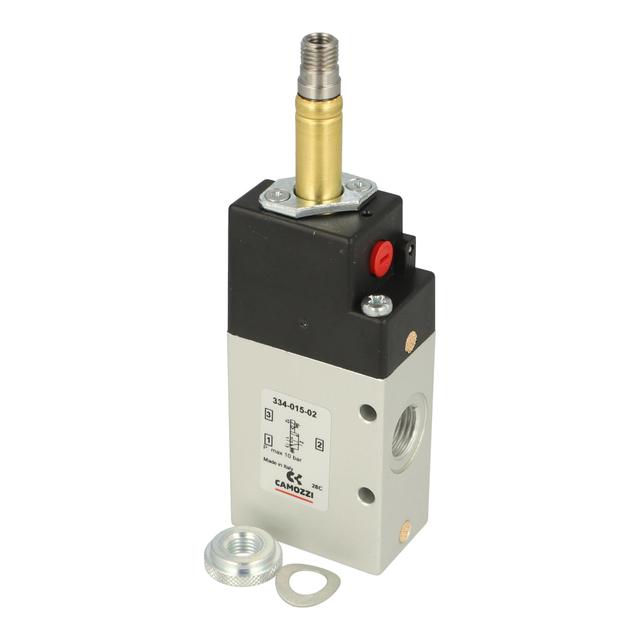 Camozzi 334-015-02 | Pneumatic Solenoid/Pilot-Operated Control Valves on Productcaster.