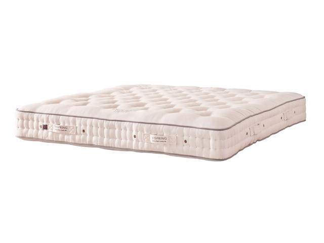 Vispring Mattress Dartington - Emperor Zip & Link, Medium, Pocket Spring, Natural on Productcaster.