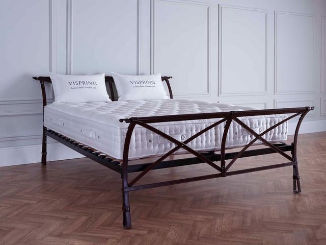 Vispring Mattress Bedstead Shetland - Super King Size, Extra Firm, Pocket Spring, Natural on Productcaster.