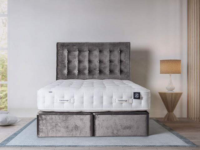 Gainsborough Divan Bed Bliss - King Size, Medium, Pocket Spring, Natural on Productcaster.