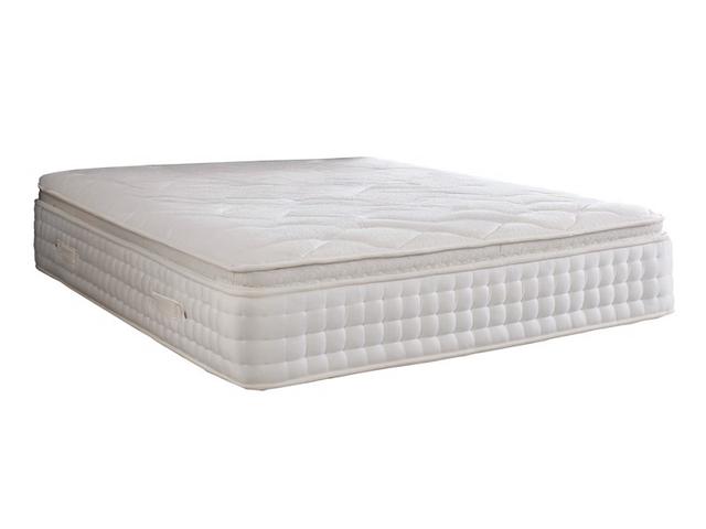 Healthbeds Mattress Dreamworld Blenheim 3200 Box Pillow Top - King Size, Medium, Pocket Spring, Natural on Productcaster.