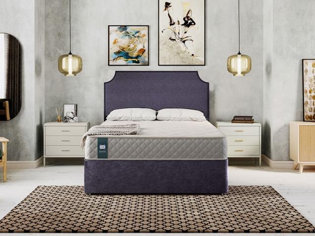 Sealy Divan Bed Turville - Small Double, Medium, PostureTech Core Support Spring, Latex on Productcaster.