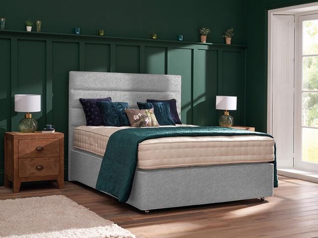 Hypnos Mattress Kensington Deluxe - King Size Zip & Link, Medium, Pocket Spring, Natural on Productcaster.