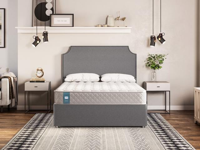 Sealy Divan Bed Sterling - Super King Size Zip & Link, Firm, Pocket Spring, Gel on Productcaster.