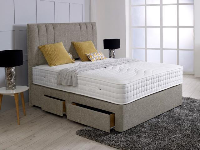 Healthbeds Divan Bed Ultra Ortho - Double, Extra Firm, Traditional Spring on Productcaster.