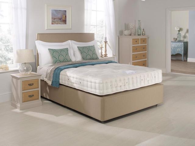 Hypnos Divan Bed Ortho Silver - Super King Size, Firm, Pocket Spring, Natural on Productcaster.