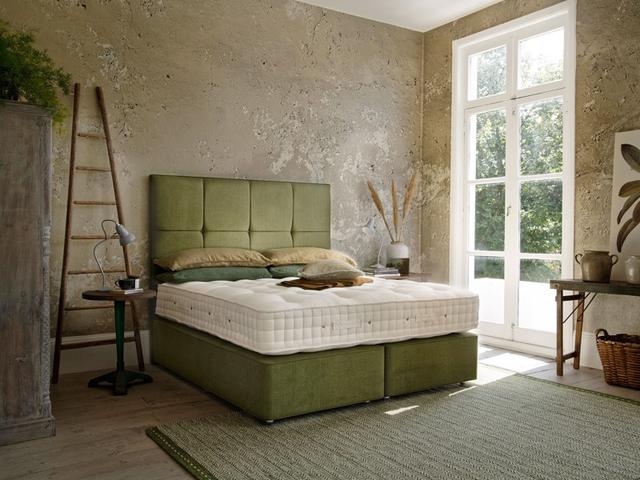 Hypnos Divan Bed Wool Origins 8 - Single, Firm, Pocket Spring, Natural on Productcaster.