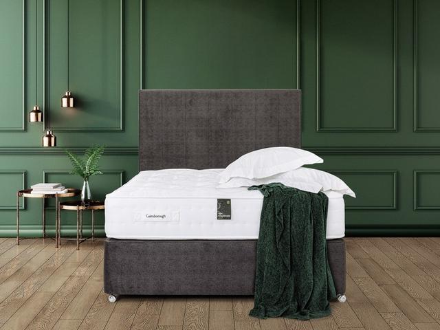 Gainsborough Divan Bed Captivate - Double, Extra Firm, Pocket Spring, Natural on Productcaster.