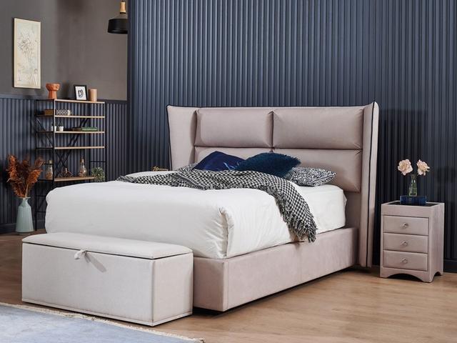 Valencia Fabric Ottoman Bed - Double on Productcaster.