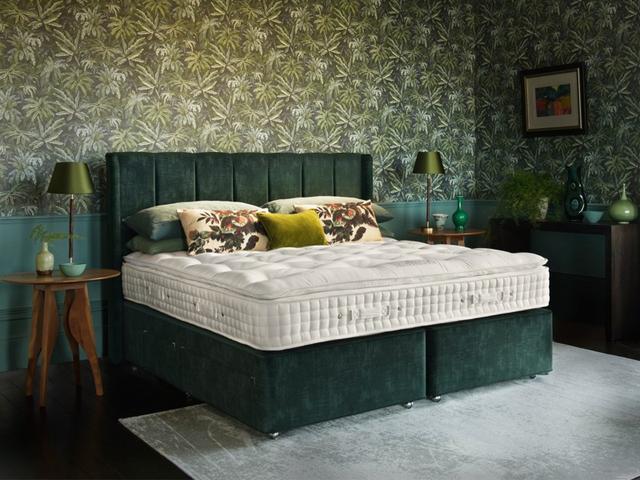 Hypnos Divan Bed Pillowtop Elite - Double, Medium, Pocket Spring, Natural on Productcaster.