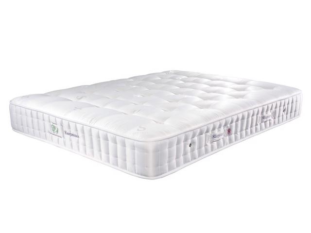 Sleepeezee Mattress Wool Luxe 1200 - Super King Size, Firm, Pocket Spring, Natural on Productcaster.