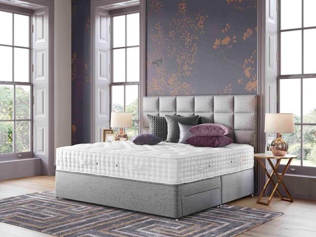 Relyon Divan Bed Grandee - Double, Medium, Pocket Spring, Natural on Productcaster.