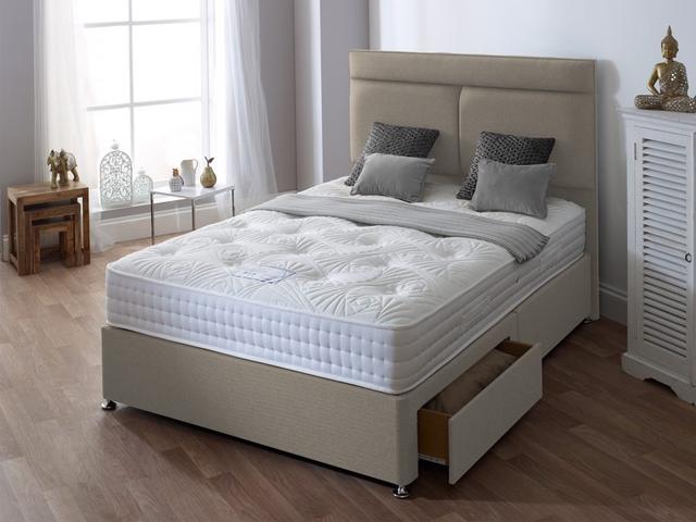 Highgrove Beds Divan Bed Churton - Double, Medium, Pocket Spring, Foam on Productcaster.