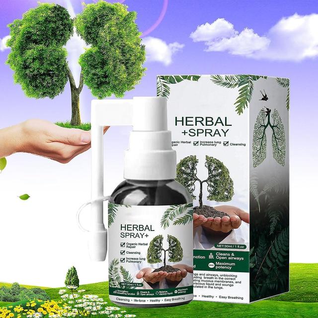 Herbal Lung Cleanse Mist, Organische Lung Health Supplement Krachtige Lung Support Spray voor een betere gezondheid van de luchtwegen, Lung Detox M... on Productcaster.