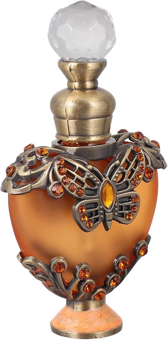 1pc Geur Bottelen Patroon Parfum Fles Parfum Lege Fles Vintage Ornament Decoratief Parfum Arabische Parfums Etherische Olie Container Glas T on Productcaster.