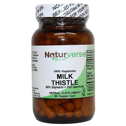 Naturverse Milk Thistle Powder Capsules Standardized, 90 VegCaps on Productcaster.