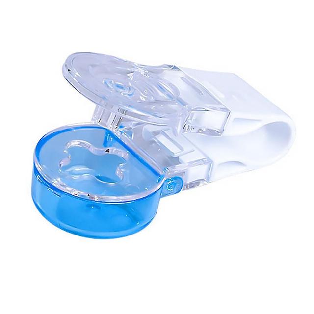 Portable Pill Taker Remover Pill Puncher With Container For Blister Packs Tablet Pill Blister Pack Opener Tools Transparent 2PCS on Productcaster.