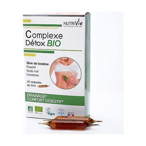 Nutrivie Ampoules - Organic Detox Complex 20 units of 15ml on Productcaster.