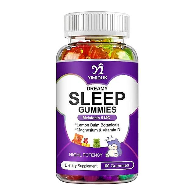 Sofirn 5Mg Melatonin Gummies Help Deep Sleep Improve Insomnia Anxiety Stress Relief Improve Immunity Health Biological Clock 1 Bottles on Productcaster.