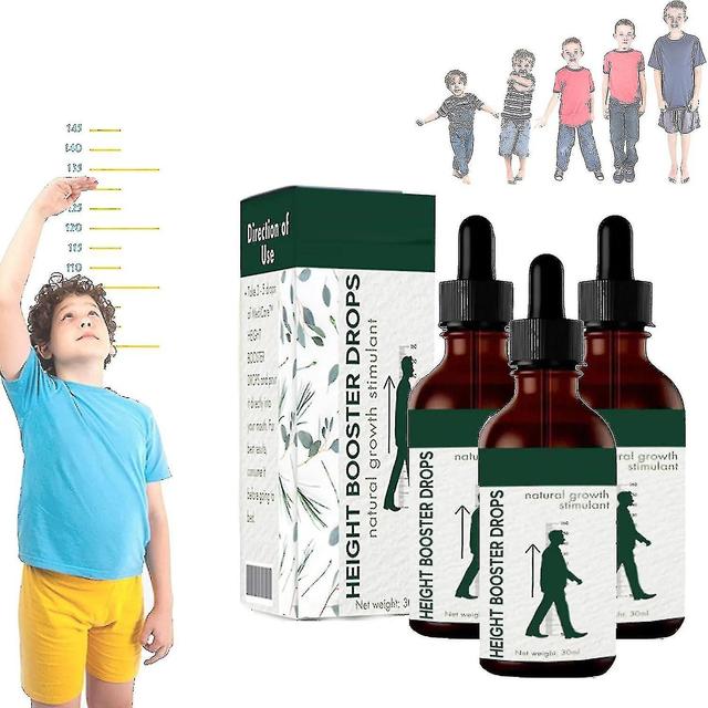 Height Growth Oil - Premium Peak Height Growth Supplement For Kids Teens To Grow Taller Naturally - Height Growth With Bone Support Complex-LL -GSL... on Productcaster.