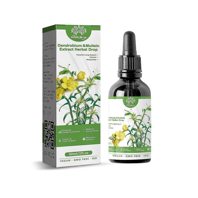 Powerful Lung Cleanse And Respiratory Drops - Dendrobium And Mullein Extract Serum 30ml -a Tw on Productcaster.