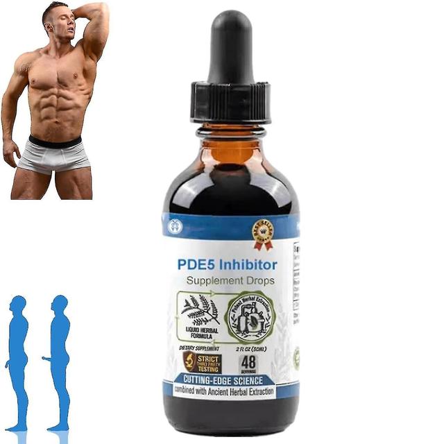 Pde5 Drops, Men's Drops, Natural Male Strengthening Drops, Secret Drops For Strong Men, Improving Ha 1 Pcs on Productcaster.