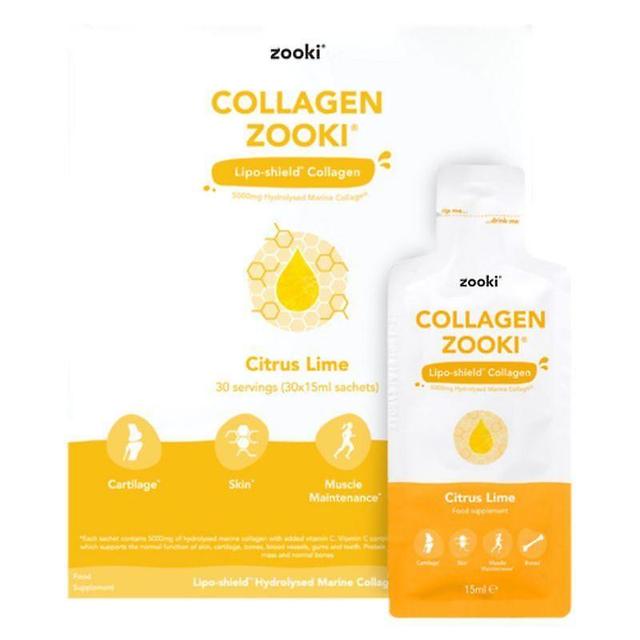 Zooki Liposomal Collagen Citrus Lime Sachets 30 on Productcaster.