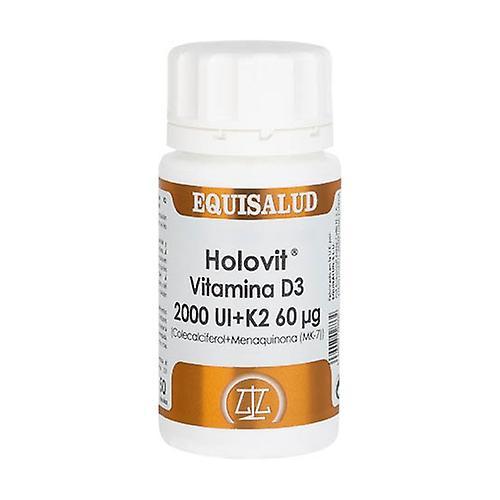 Equisalud Holovit Vitamin D3 2,000 UI + K2 50 capsules on Productcaster.