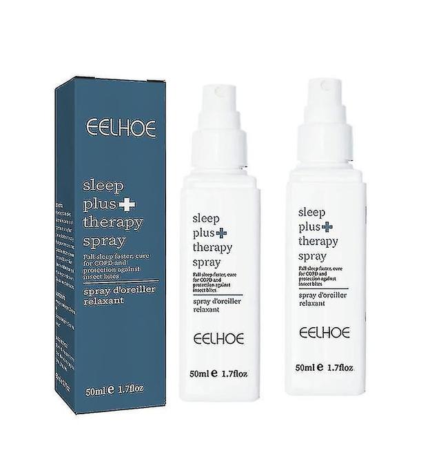 Eelhoe Sleep Spray allevia lo stress del corpo, rilassa la mente e il corpo, aiuta a dormire e lo spray per la cura del sonno 2pcs on Productcaster.