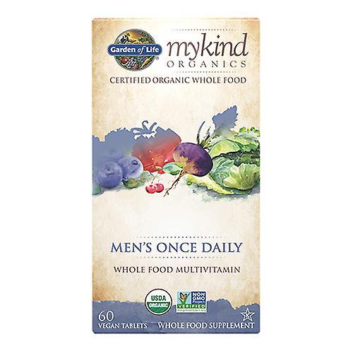 Garden of Life mykind Organics Men Once Daily, 60 Tabs (Pack of 4) on Productcaster.