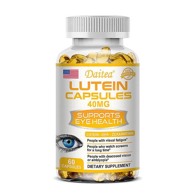 Vorallme Daitea Lutein Zeaxanthin Extract Supports Macular Health, Eye Fatigue, Dry Eye And Vision Health Protects Vision And Blue Light. 60count-1... on Productcaster.