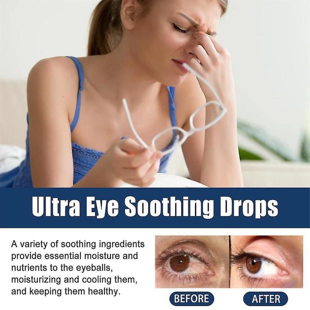 3x Eye Drops For Red Dry Blurred Better Vision Relief Discomfort Fatigue Swelling Sore Clean Relax Improve Eyesight Eye Care Liquid on Productcaster.