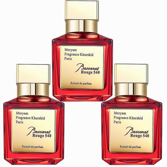 1-3 stk Baccarat Parfume Menn Kvinner Unisex av høy kvalitet Langvarig Eau De Parfum Spray Women Classic Rose Series Parfume 3 Pcs on Productcaster.