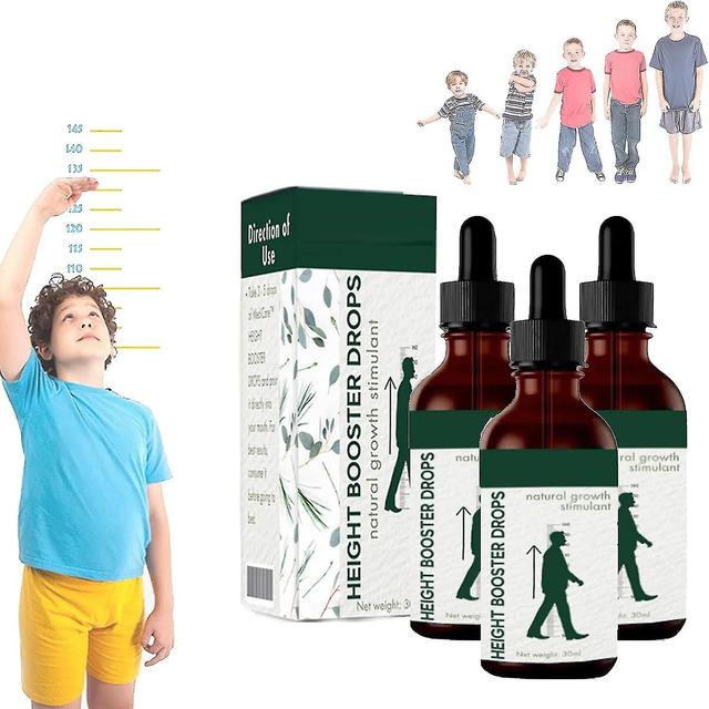 Height Growth Oil - Premium Peak Height Growth Supplement For Kids & Teens To Grow Taller Naturally - Height Growth With Bone Support Complex-yzy 3... on Productcaster.