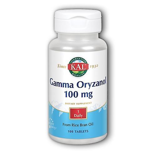 Kal Gamma Oryzanol, 100 mg, 100 flikar (Förpackning med 4) on Productcaster.