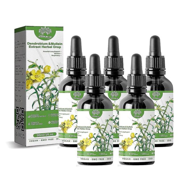 Dendrobium Mullein Extract - Powerful Lung Support, Clear Breathdendrobium Mullein Extract Drops, Drops, Care Essence, Suitable 5 ounces on Productcaster.