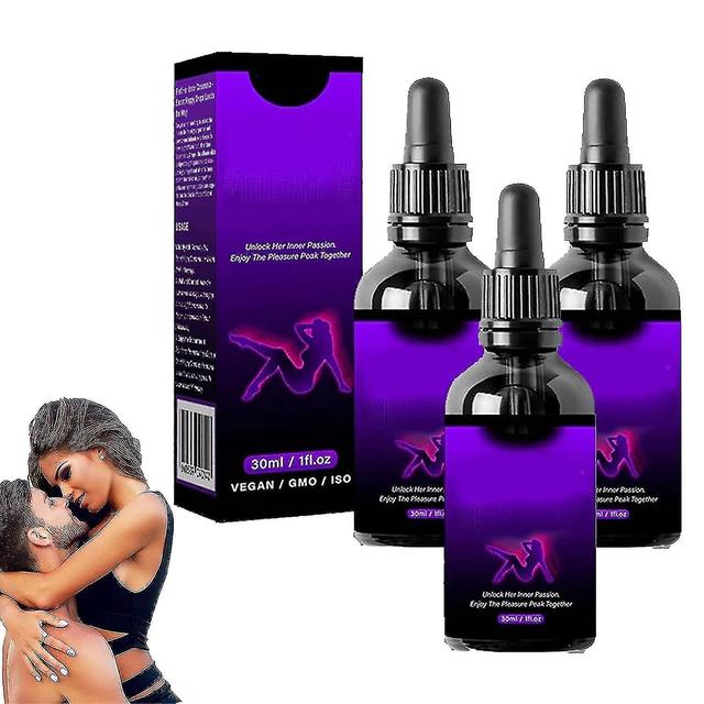 Zerki Secret Happy Drops, Intimacy Boost Hormones Drops Enhancing Sensitivity And Pleasure, Promoting Rela 3pcs - 90ml on Productcaster.