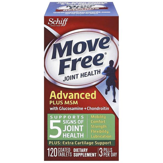 Schiff, Move Free, Advanced Plus MSM med Glucosamin & Chondroitin, 120 belagt on Productcaster.