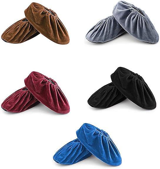 Dewenwils DWW-5 PCS Couvre Protge Chaussures en Velours, Rutilisable, Lavable, Anti style2 on Productcaster.