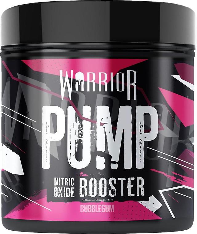 Warrior Pump Supplement Pre Workout Nitric Oxide Muscle Growth Booster Bubblegum on Productcaster.